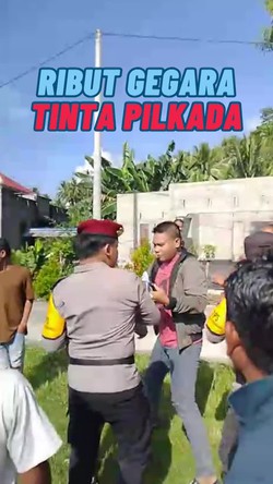 Video: Warga-Petugas KPPS di Bone Bolango Ribut gegara Tinta Pilkada