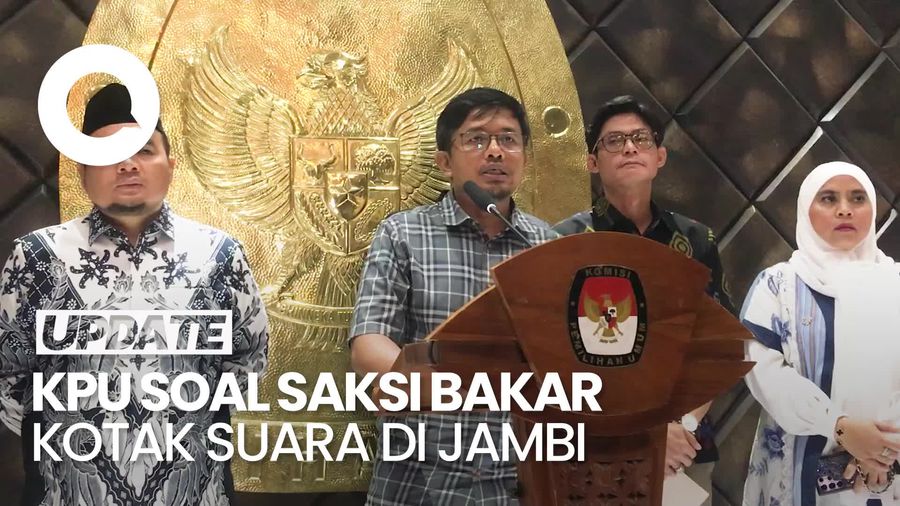 Video: KPU Masih Dalami Kasus Saksi Bakar Kotak Suara di Jambi