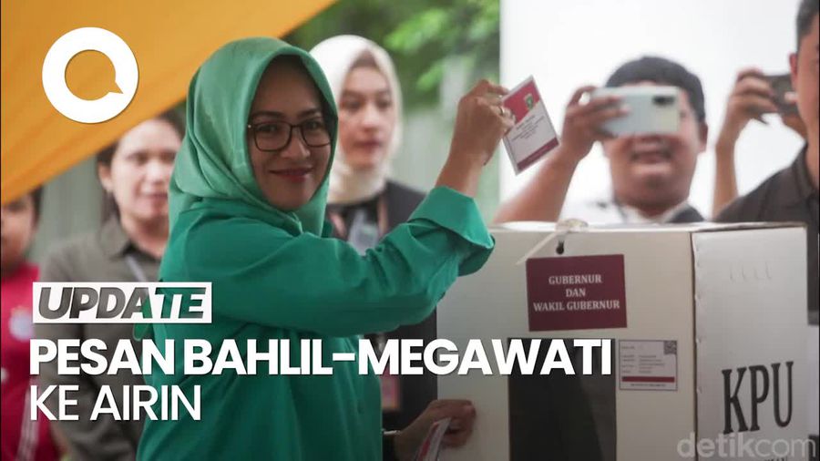Video Airin Ungkap Pesan Bahlil-Megawati Jelang Pencoblosan Pilgub Banten