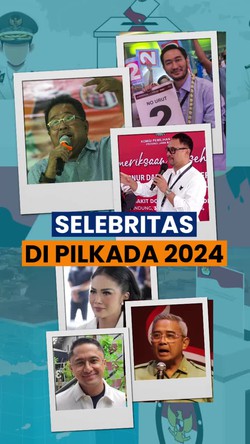 Video: Wajah-wajah Selebritas yang Mejeng di Pilkada 2024
