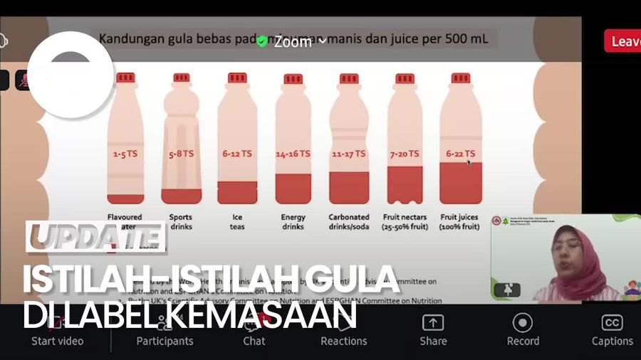 Video Kenali Gula Tersembunyi yang Ada Pada Makanan dan Minuman
