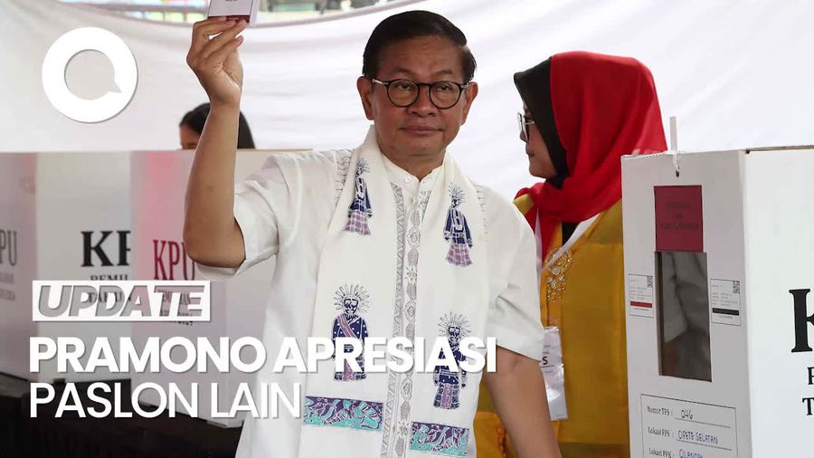 Video Pramono Apresiasi Paslon 01-02: Bukan Rival Tapi Calon yang Baik