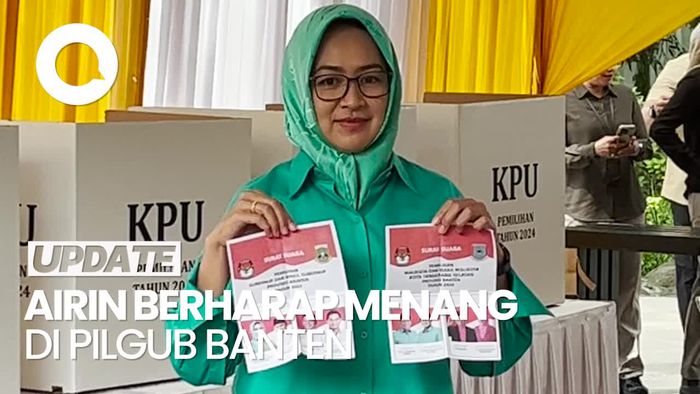 Video: Rencana Airin Seusai Nyoblos
