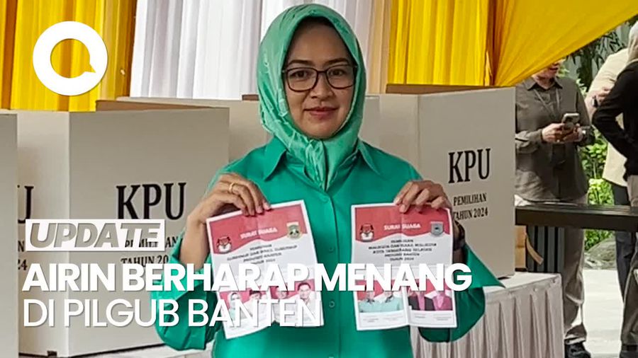 Video: Rencana Airin Seusai Nyoblos
