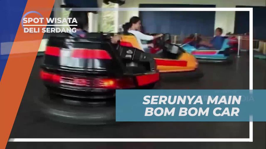 Keseruan Bermain Bom-Bom Car di Hill Park, Deli Serdang