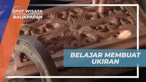Belajar Membuat Ukiran Khas Balikpapan dari Batok Kelapa