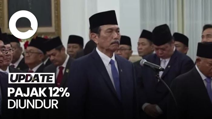 Video Luhut Sebut Pajak 12% Diundur