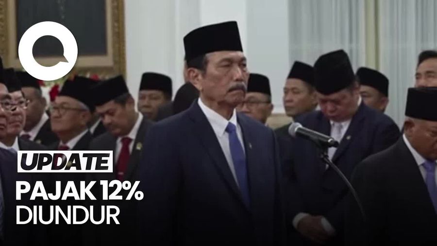 Video Luhut Sebut Pajak 12% Diundur