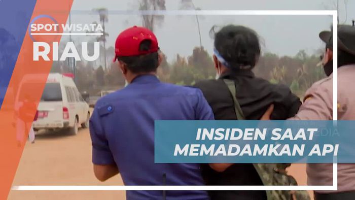 Menghadapi Insiden Sesak Nafas Saat Memadamkan Api di Riau