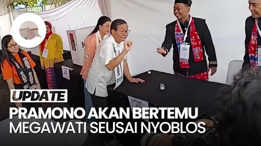 Video: Seusai Nyoblos, Pramono akan Bertemu Megawati-Pantau Quick Count