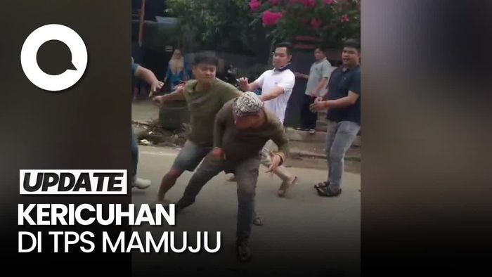 Video: Pendukung Antarpaslon di Mamuju Ricuh, Ada yang Bawa Sajam