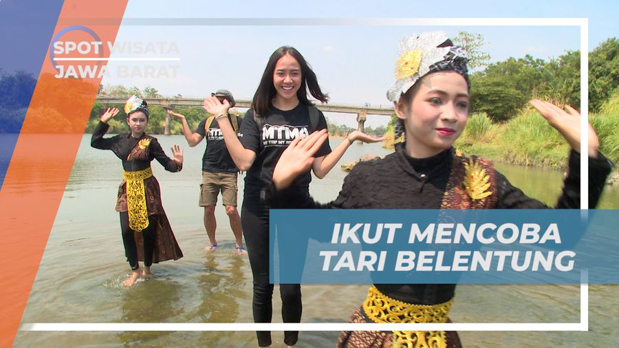 Ikut Menari Tari Belentung di Bendungan Rentang, Majalengka, Jawa Barat