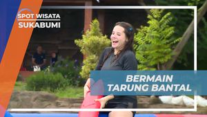 Serunya Bermain Tarung Bantal di Santasea Waterpark, Sukabumi