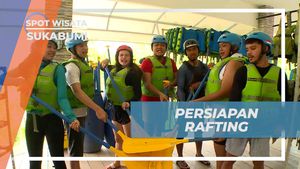 Mempersiapkan Rafting di Bravo Adventure, Sukabumi