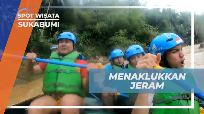 Menaklukkan Jeram Saat Rafting di Sukabumi