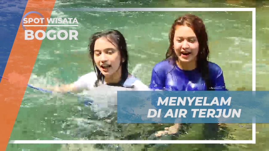 Menyelam Seru di Air Terjun Curug Cibaliung, Bogor