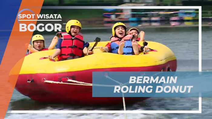 Adrenalin Bermain Rolling Donut di Mekarsari, Bogor
