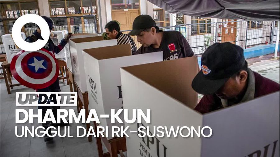 Video: Di TPS Ini Dharma-Kun Unggul dari RK-Suswono
