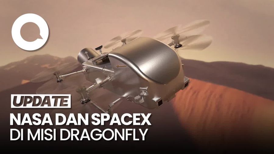 Video: NASA Tunjuk SpaceX untuk Terlibat di Misi Dragonfly