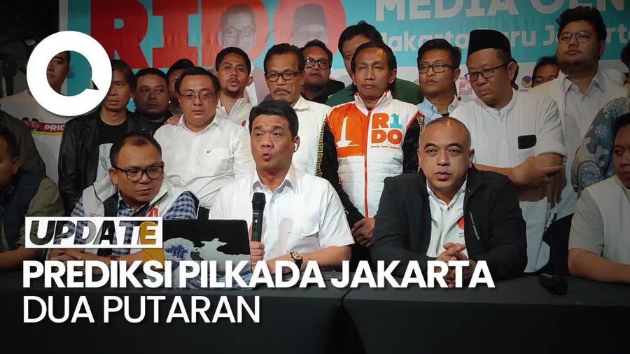 Video: Tim RIDO Klaim Pilkada Jakarta Berlangsung Dua Putaran