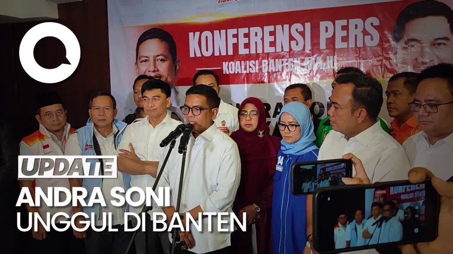 Video Unggul Versi Hitung Cepat, Andra Soni: Yang Maha Kuasa Bukakan Jalan