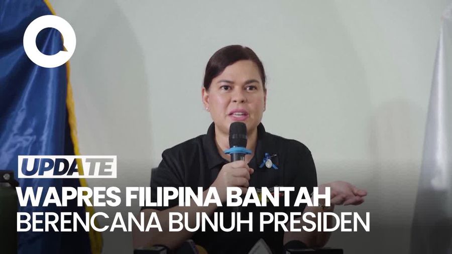 Video: Kena Jerat Pidana, Wapres Filipina Kini Bantah Berencana Bunuh Presiden
