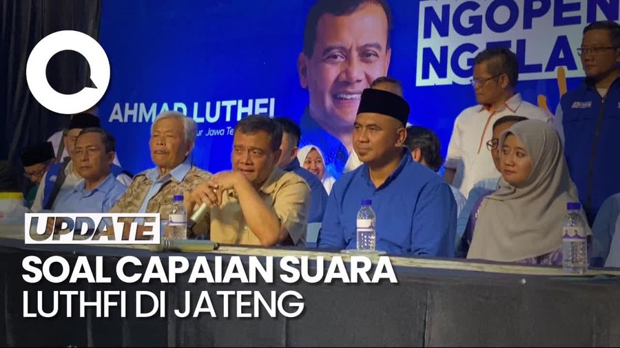 Video: Luthfi Sebut Perolehan Suaranya di Jateng Hasil Kerja Tim