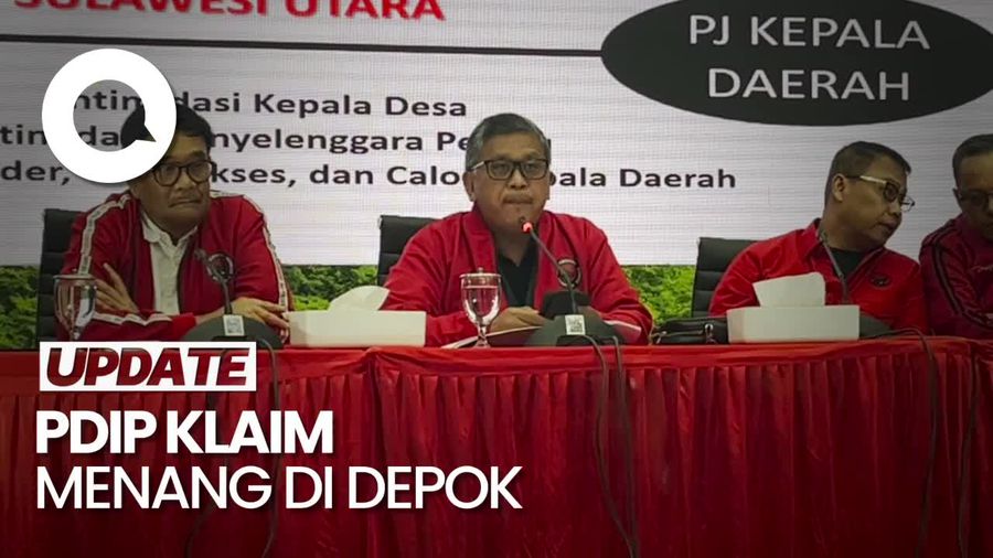 Video Hasto: Depok yang Jadi Basis PKS, Kini Dimenangkan PDIP