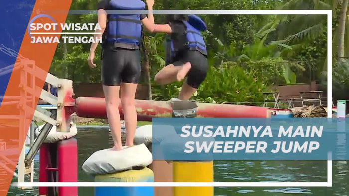 Keseruan dan Tantangan Main Sweeper Jump di Purbalingga