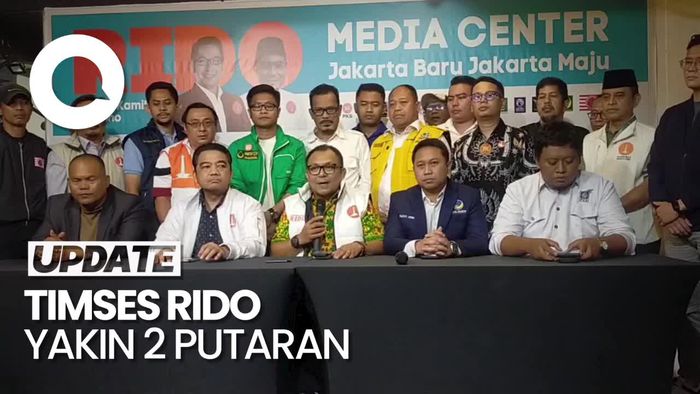 Video: Timses RIDO Pede Pilkada Jakarta 2 Putaran