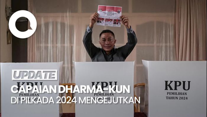 Video: Perolehan Mengejutkan Quick Count Dharma-Kun Dua Kali Lipat Prediksi Survei