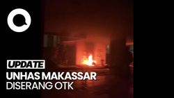 Video Gedung FIB Unhas Makassar Dibakar Orang Tak Dikenal