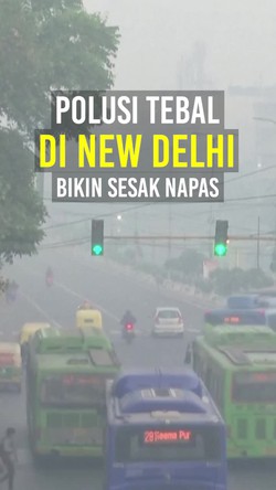 Video: Ketika Warga New Delhi Mengeluhkan Polusi Udara yang Bahaya