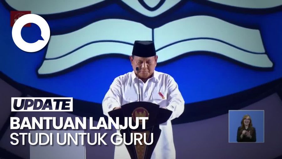 Video: Prabowo Bakal Beri Bantuan Untuk Guru Bisa Lanjut Studi D4 dan S1