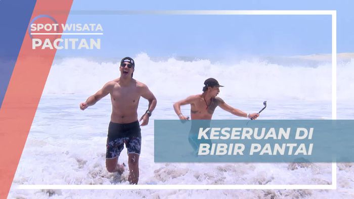 Menikmati Keseruan di Bibir Pantai Ngiroboyo, Pacitan