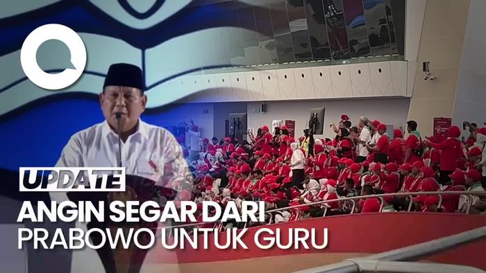 Video Angin Segar dari Prabowo untuk Guru: Naik Gaji hingga Bantuan Lanjut Studi
