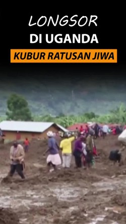 Video: Penampakan Longsor di Uganda, Kubur Ratusan Orang
