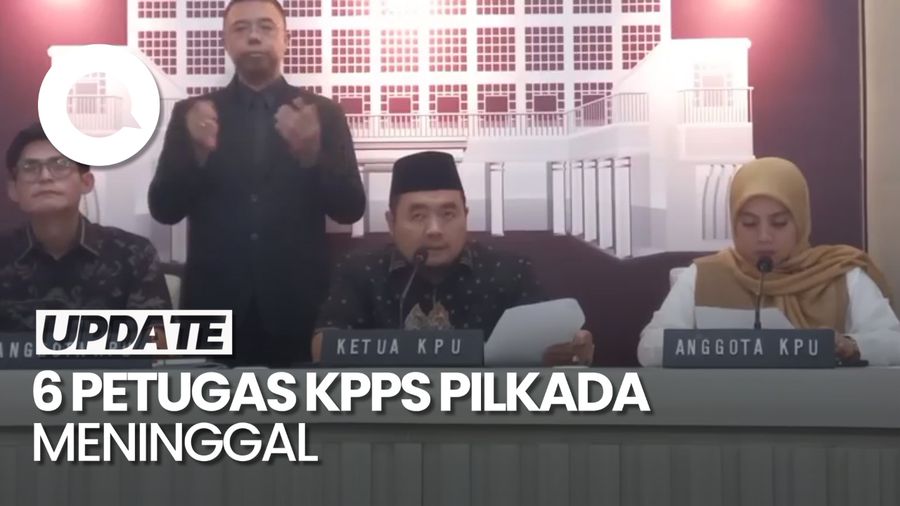 Video: KPU Ungkap 6 Petugas KPPS Pilkada 2024 Meninggal Dunia