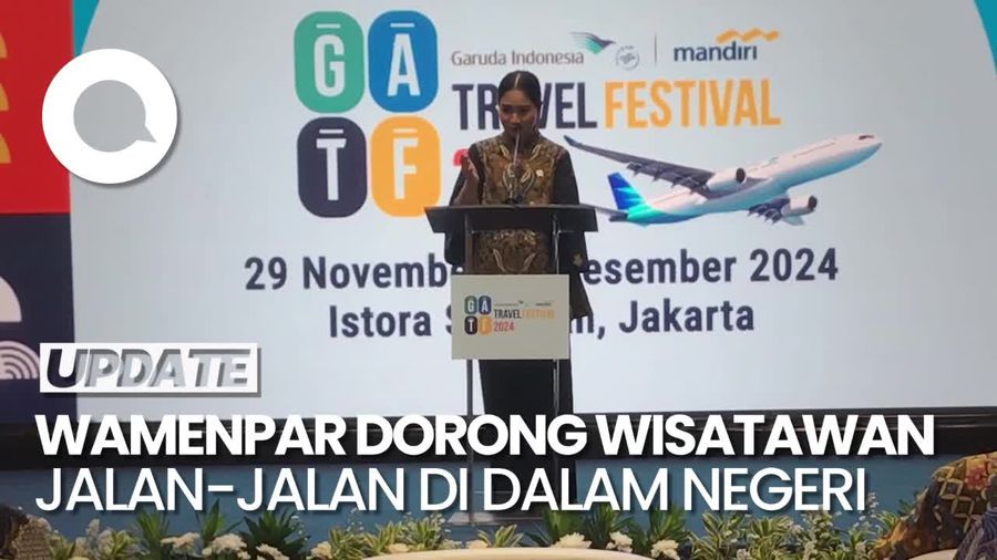 Video Buka GATF 2024, Wamenpar Ni Luh Puspa: Jalan-jalan di Indonesia Saja
