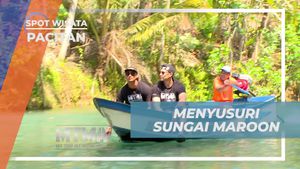 Menyusuri Keindahan Sungai Maroon di Pacitan