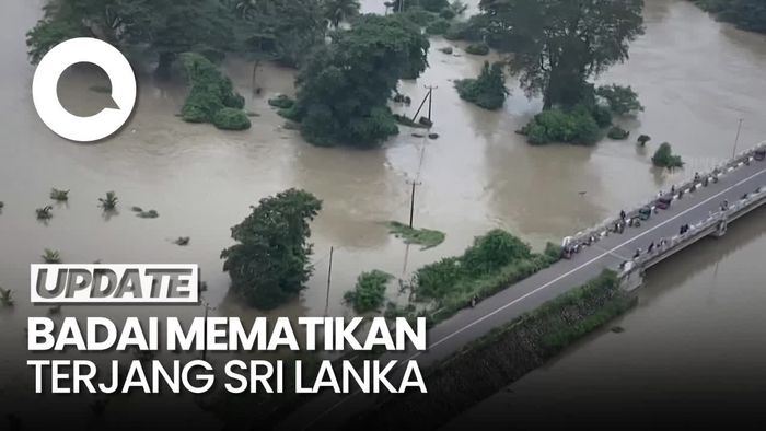 Video Badai Terjang Sri Lanka Tewaskan 12 Orang