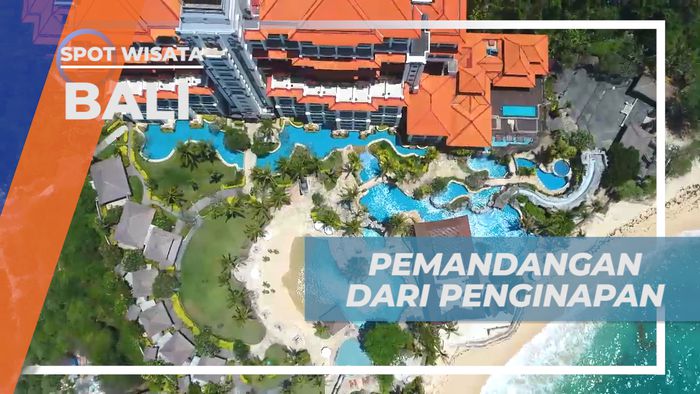 Menikmati Pemandangan Indah dari Penginapan Tepat di Samping Pantai Bali 