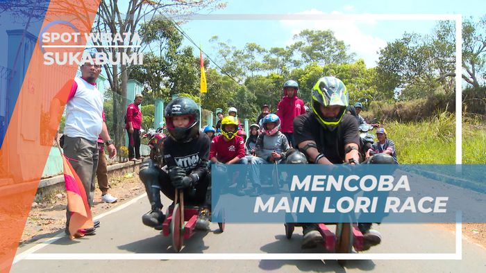 Berkompetisi Seru dalam Lori Race Tradisional di Sukabumi