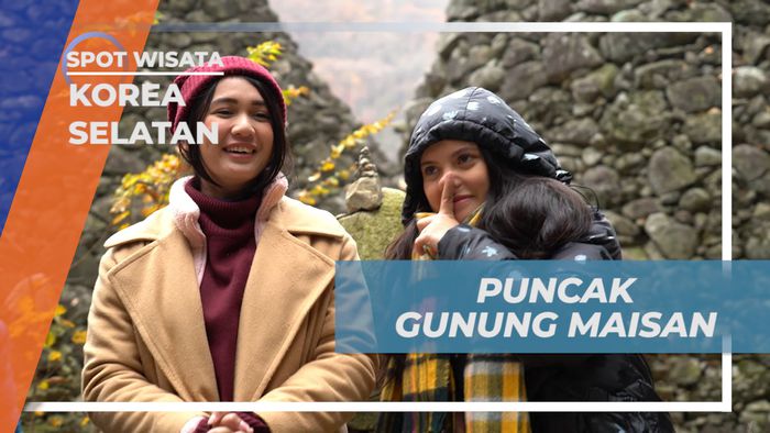 Nikmati Pemandangan Indah di Puncak Gunung Maisan, Korea Selatan