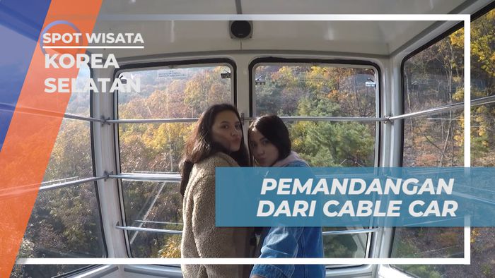Pemandangan Memukau dari Cable Car Apsan Observatory, Korea Selatan