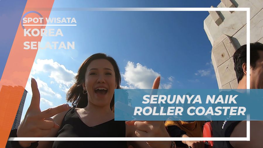 Uji Nyali dengan Naik Roller Coaster di Lotte World, Korea Selatan