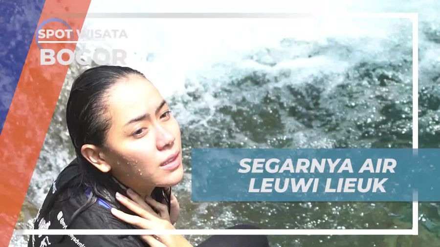 Segarnya Air Terjun Curug Leuwi Lieuk, Bogor