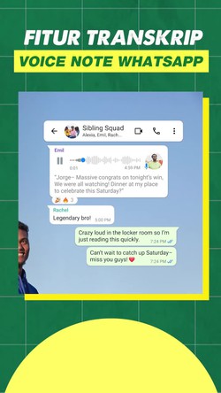 Video: Wah! Isi Voice Note WhatsApp Bisa Diubah Instan ke Teks