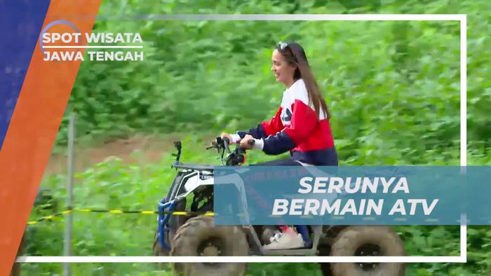 Bermain ATV Seru di Wana Wisata Clirit View, Tegal