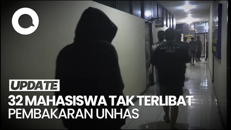 Video: 32 Mahasiswa yang Diamankan saat Pembakaran FIB Unhas Dipulangkan